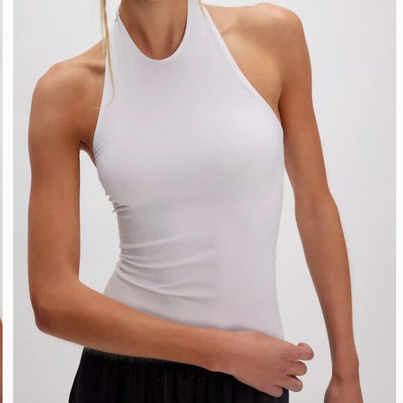 Free People White Halter Top Size XS - Picture 1 of 4